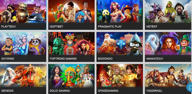 Slot game đa dạng